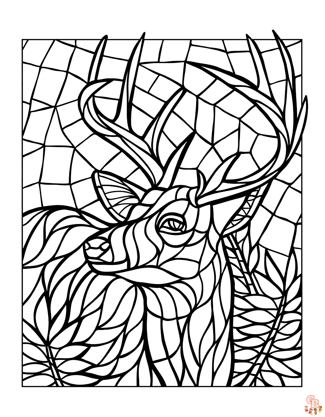 Mosaic Coloring Pages