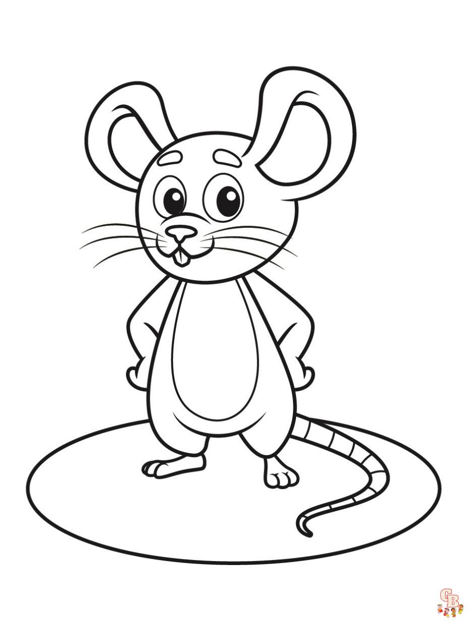 Mouse Coloring Pages