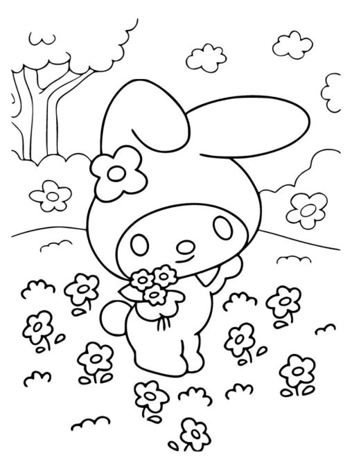 Top My Melody Coloring Pages for kids - GBcoloring