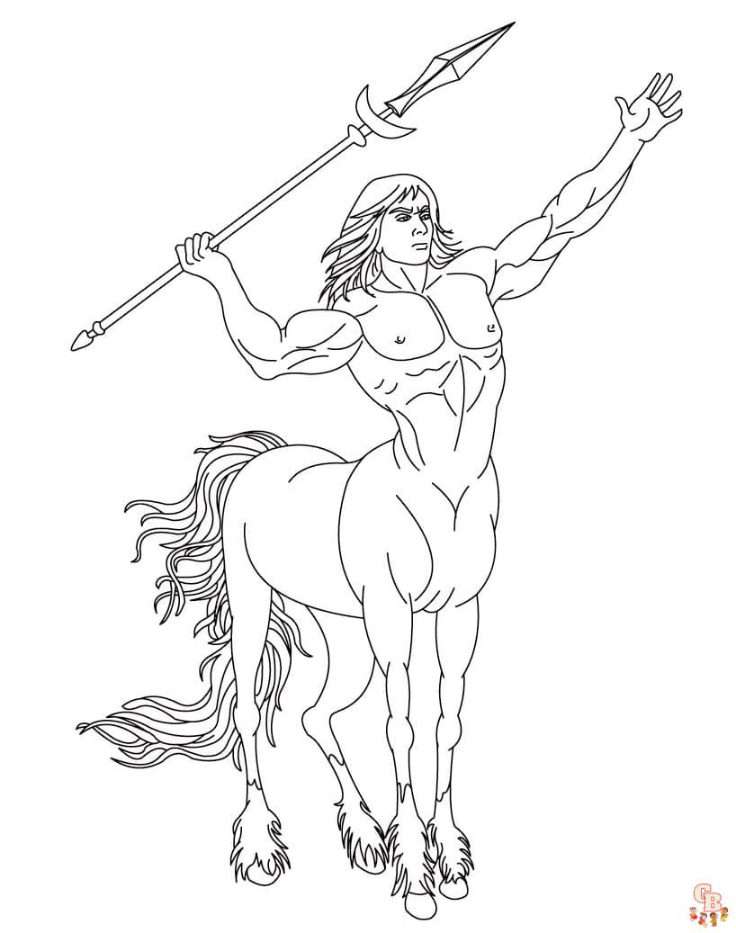 Mythical Creatures Coloring Pages