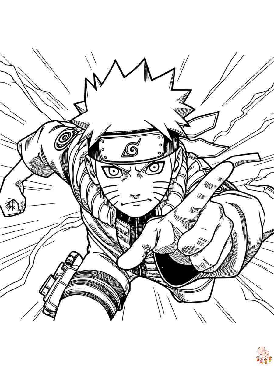 naruto shippuden coloring pages