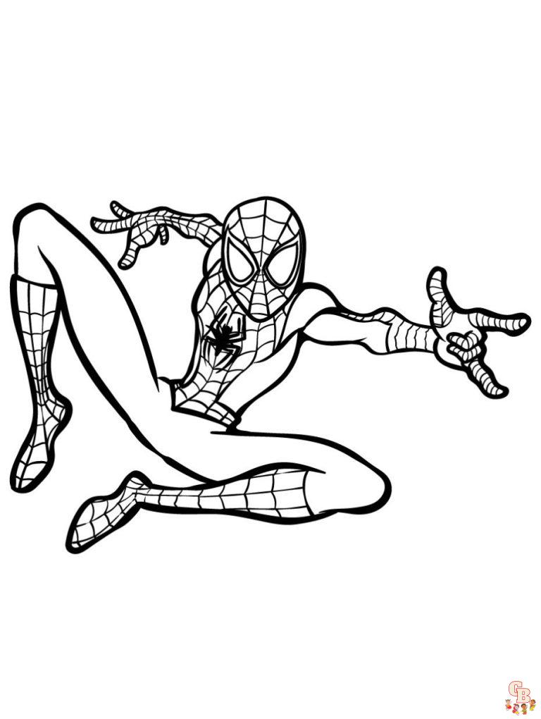 Explore Our Collection of Printable Spiderman Coloring Pages Free