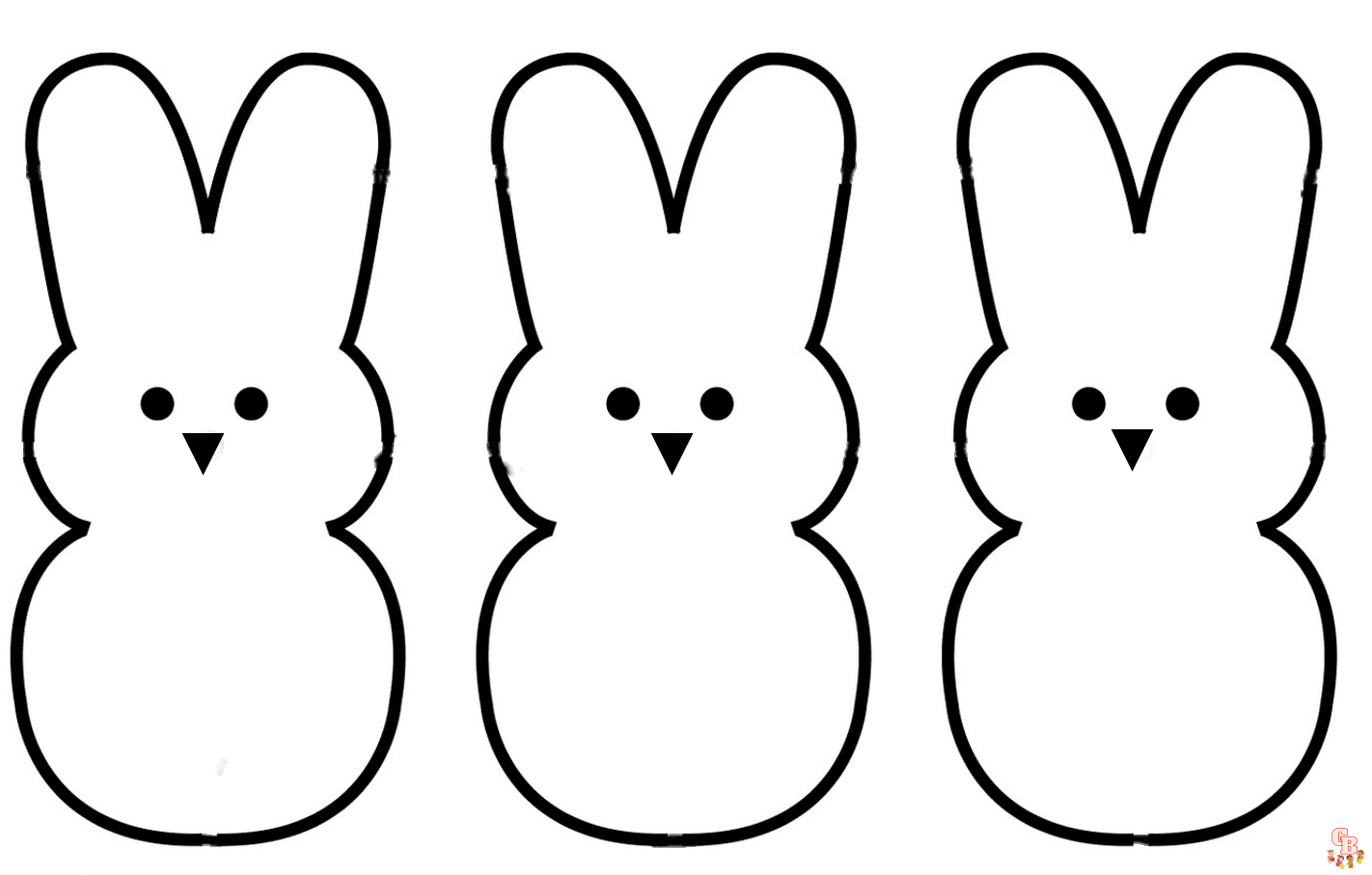 peeps coloring pages free