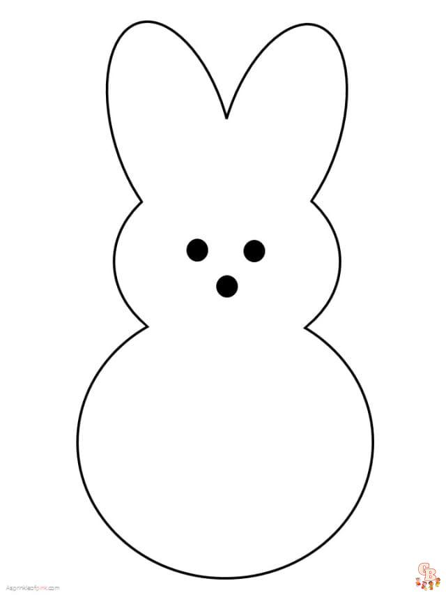 peeps coloring pages printable
