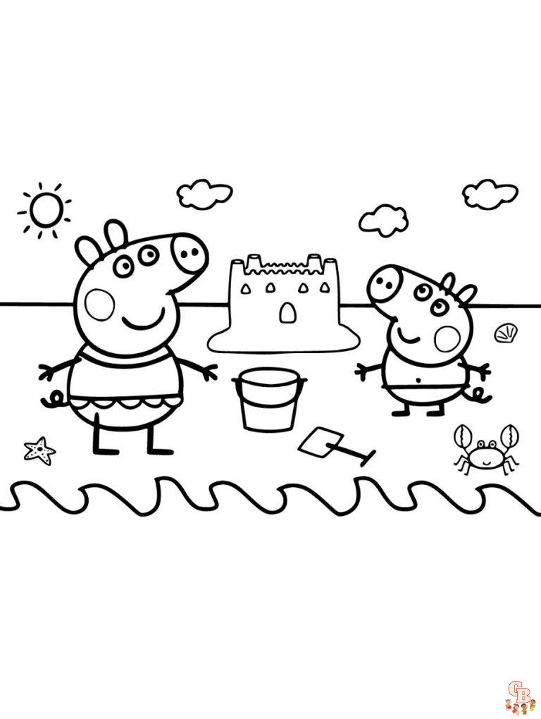 Peppa Pig Coloring Pages: A Fun and Engaging Activity for Kids