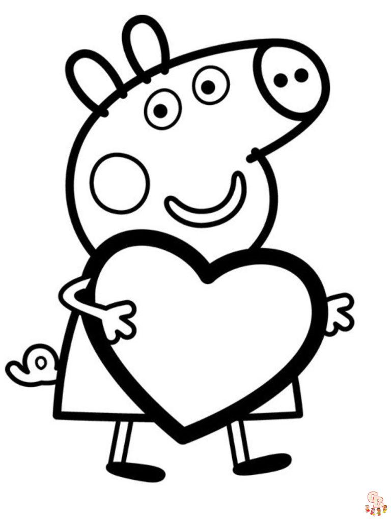 Peppa Pig Coloring Pages A Fun and Engaging Activity for Kids