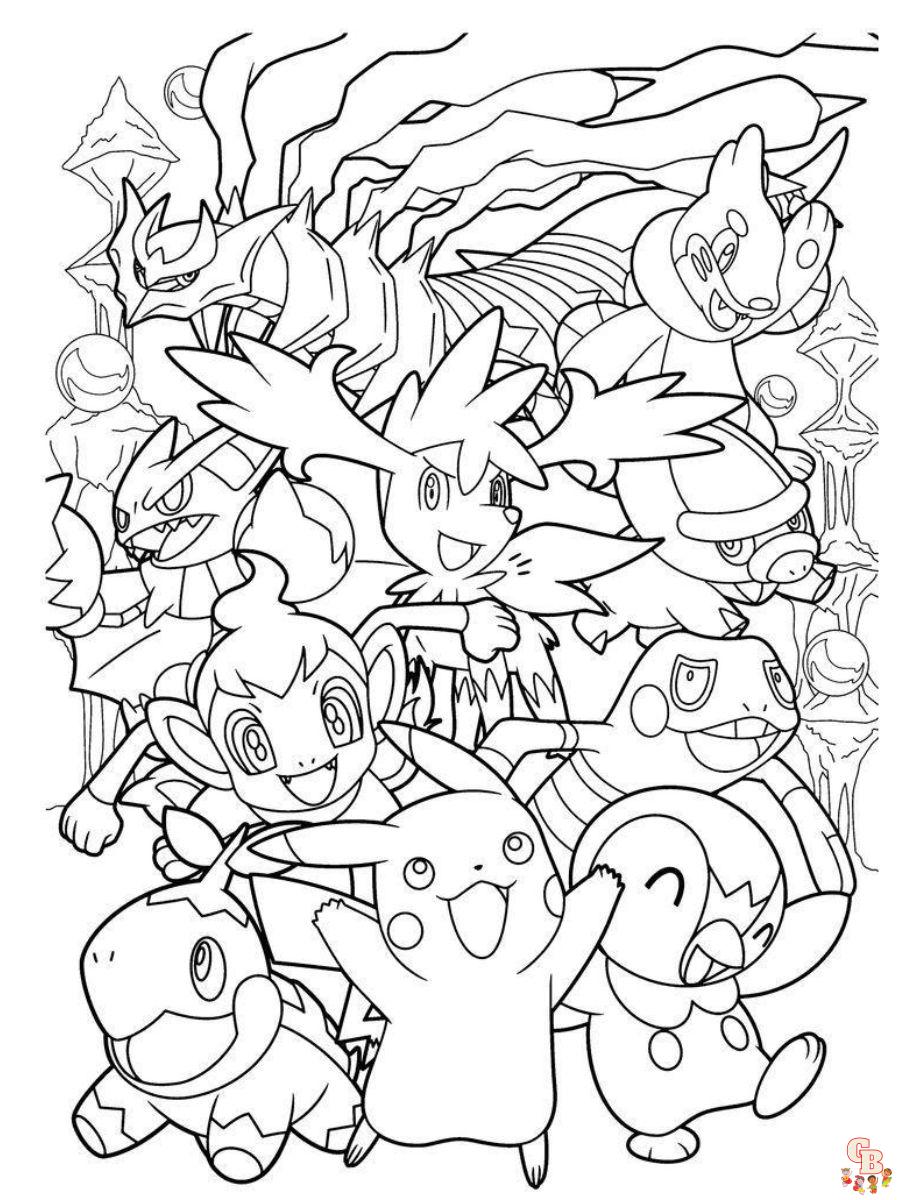 pokemon character coloring pages