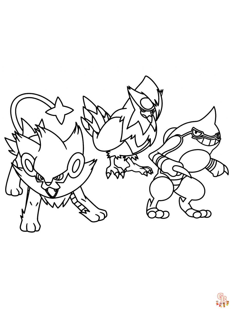pokemon coloring pages printable for free