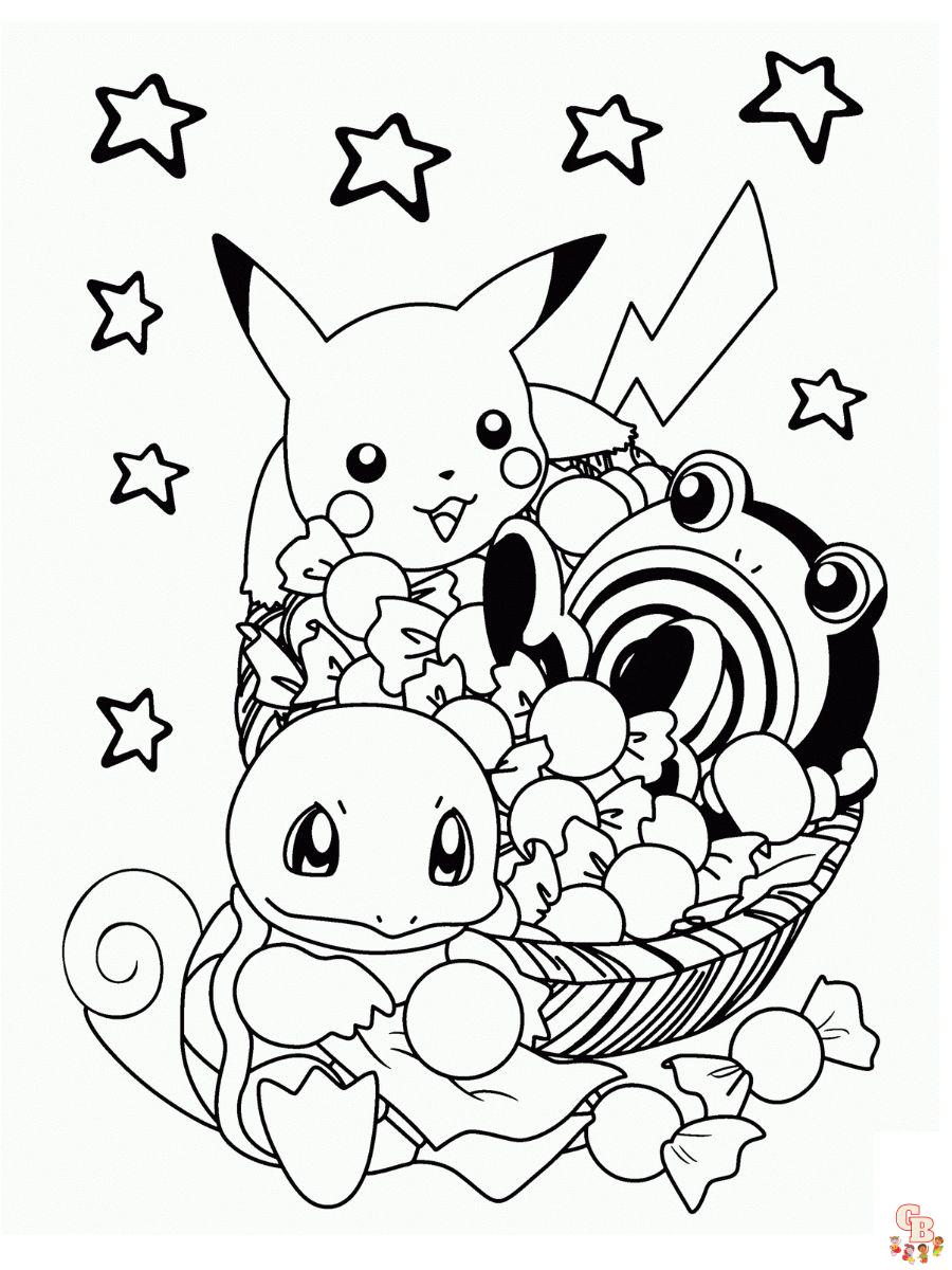 pokemon free printable coloring pages