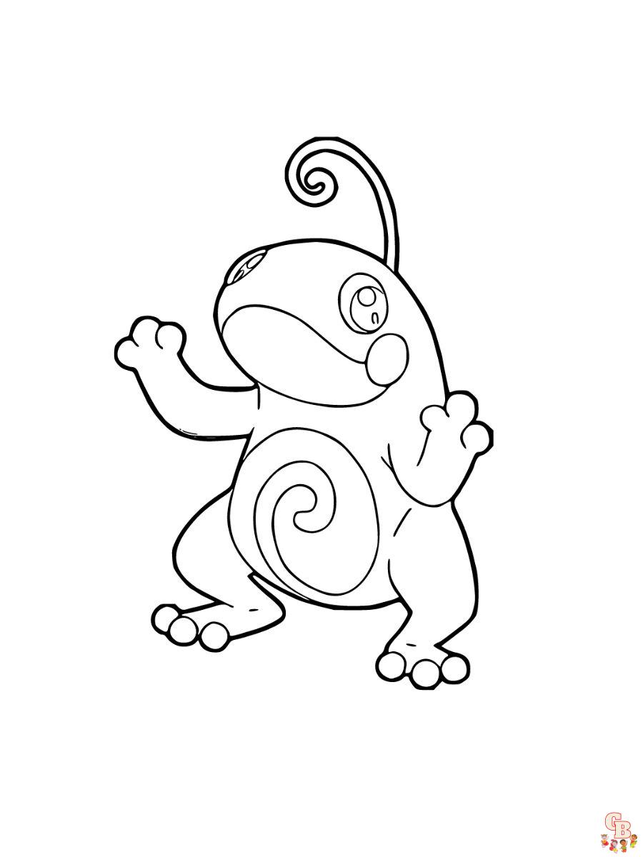 politoed coloring pages