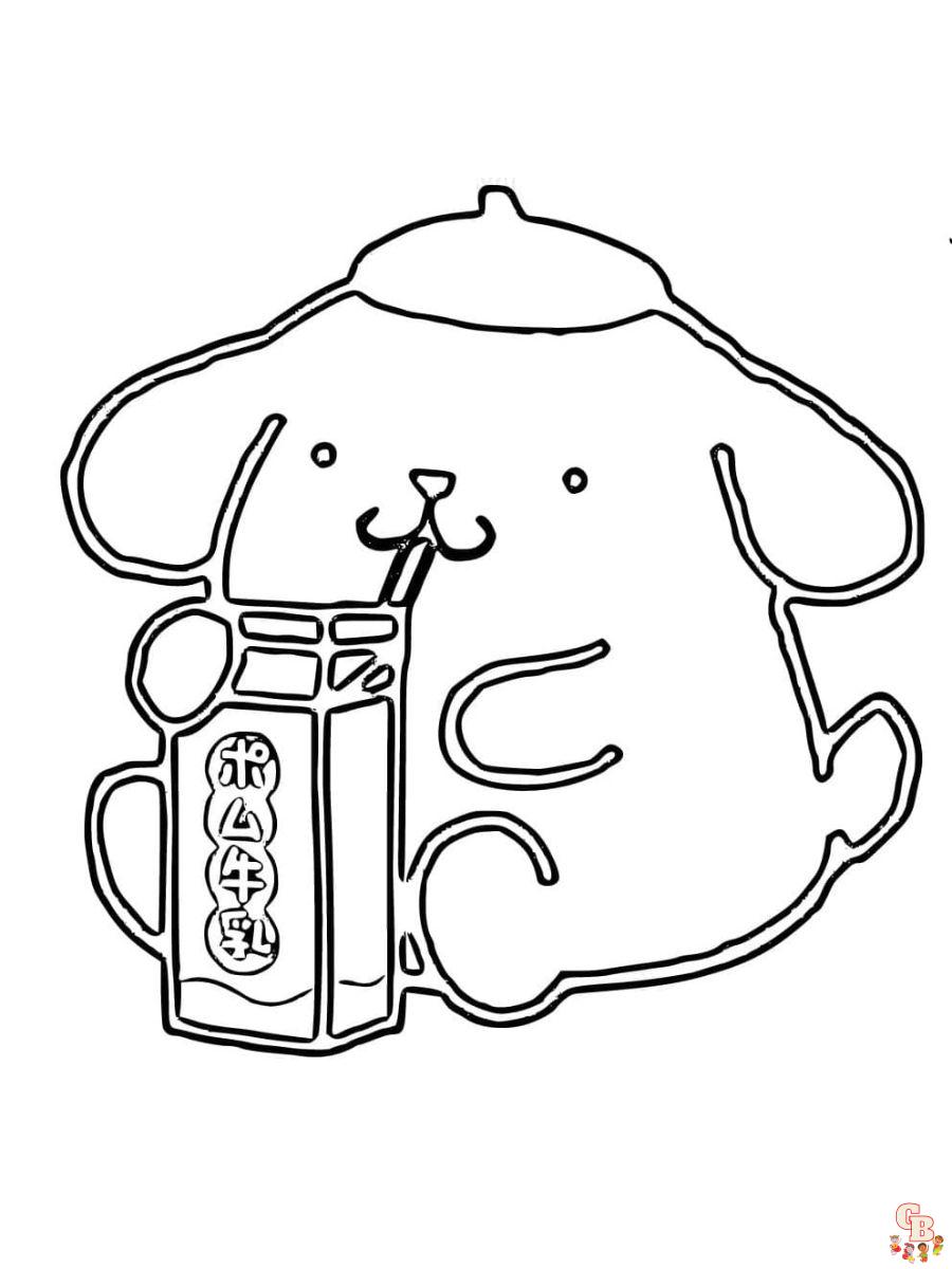 pompompurin coloring sheets