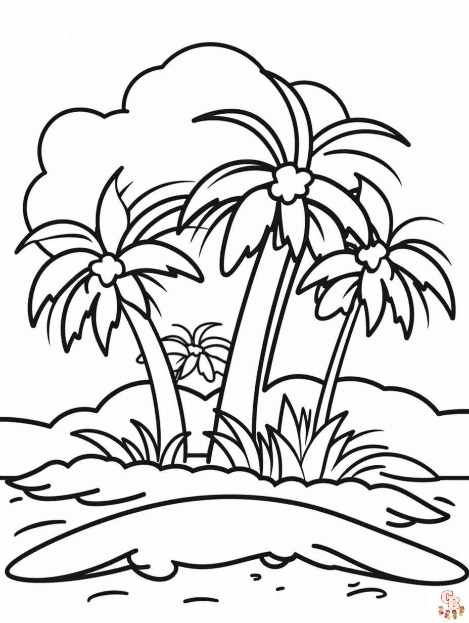 preschool coloring pages for summer
