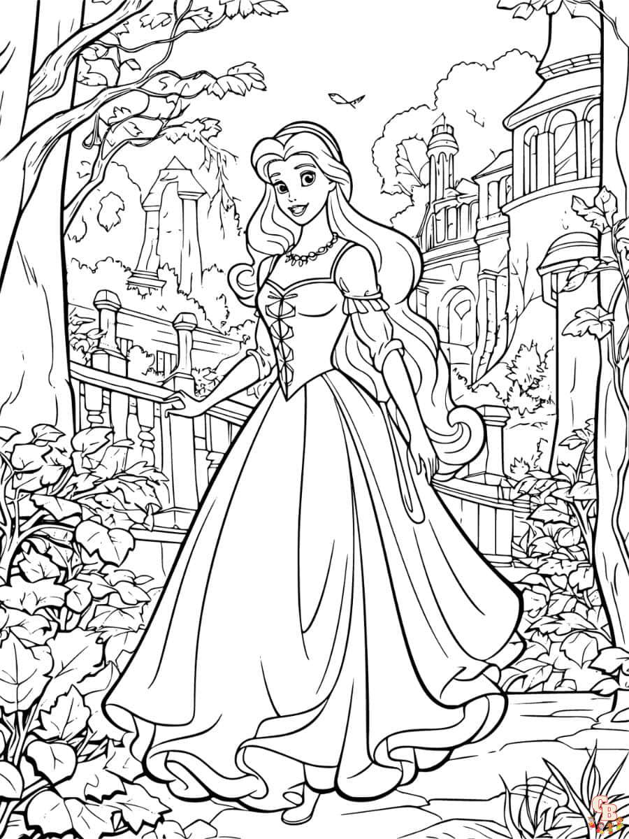 desenho de princesa aurora para colorir
