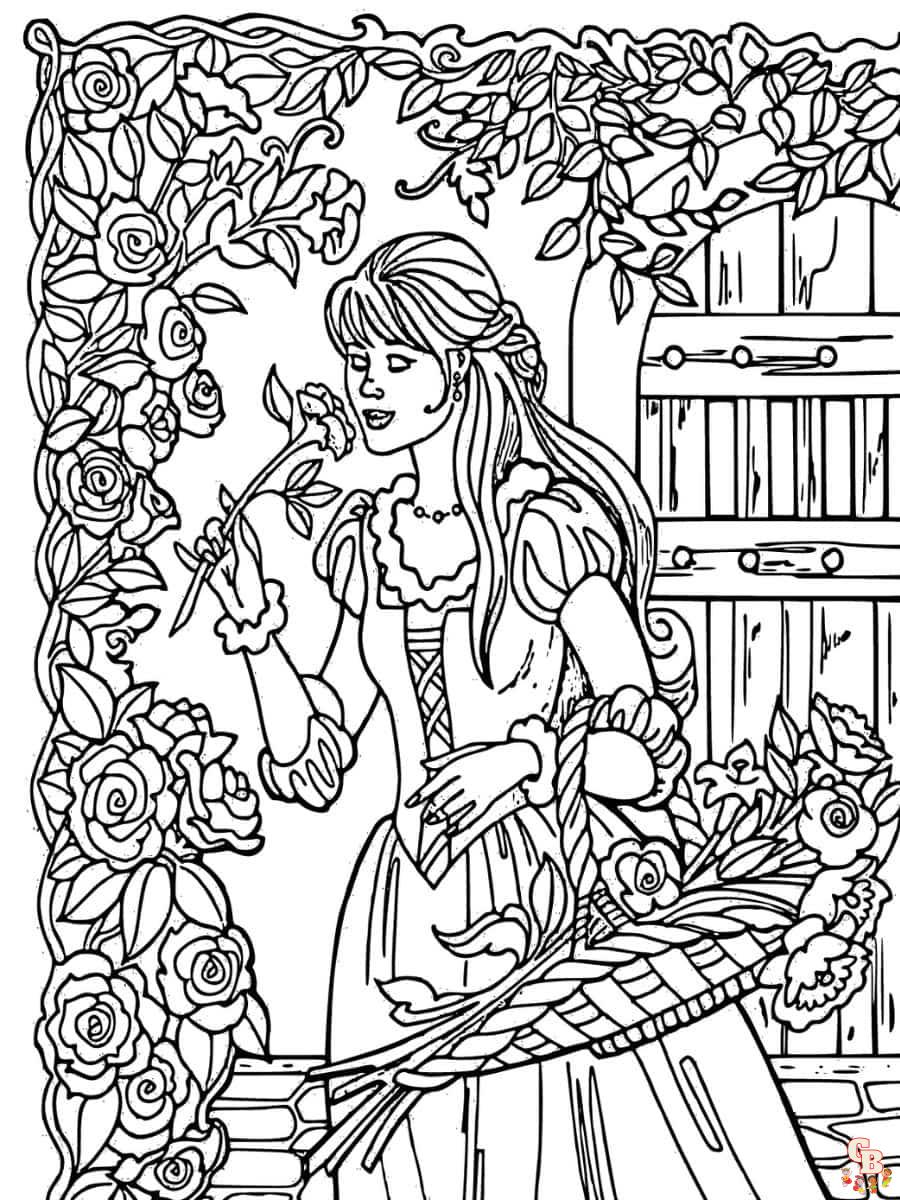 princess leonora coloring page free
