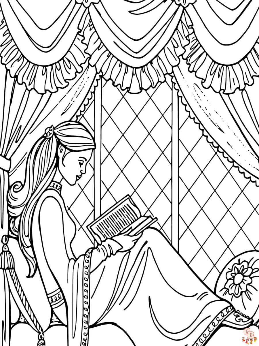 princess leonora coloring page
