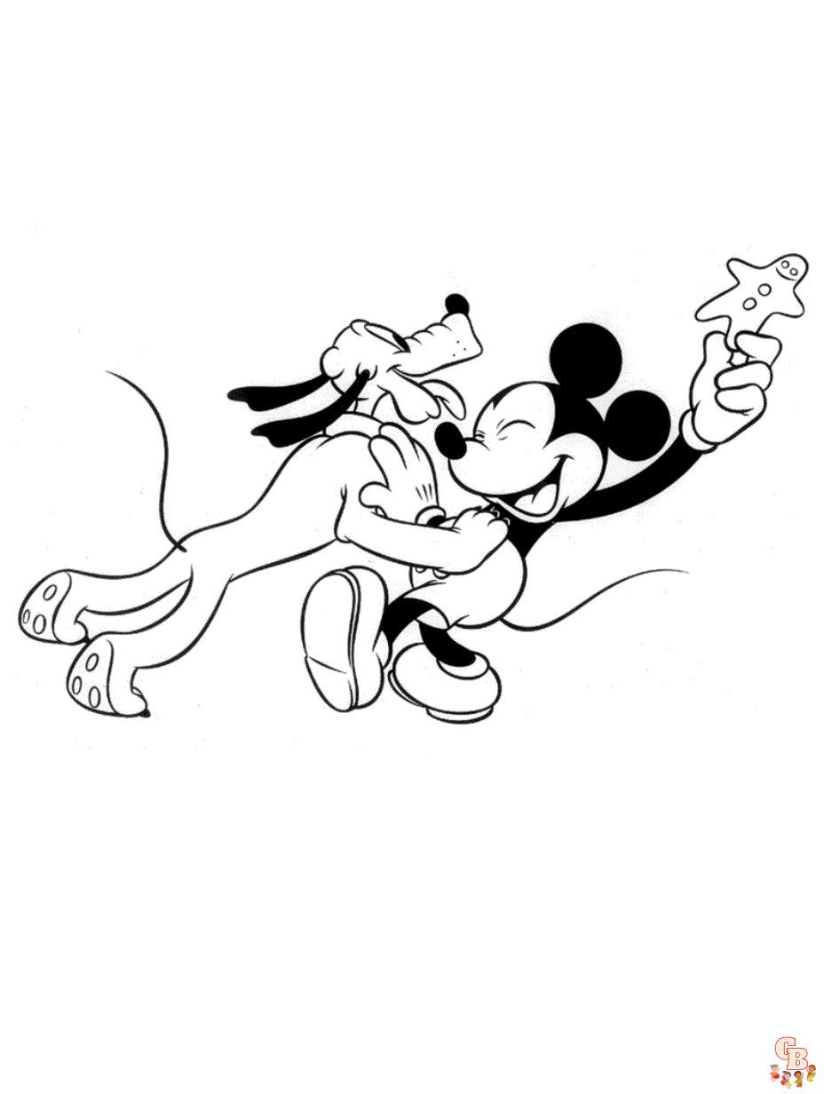 printable coloring pages of mickey mouse