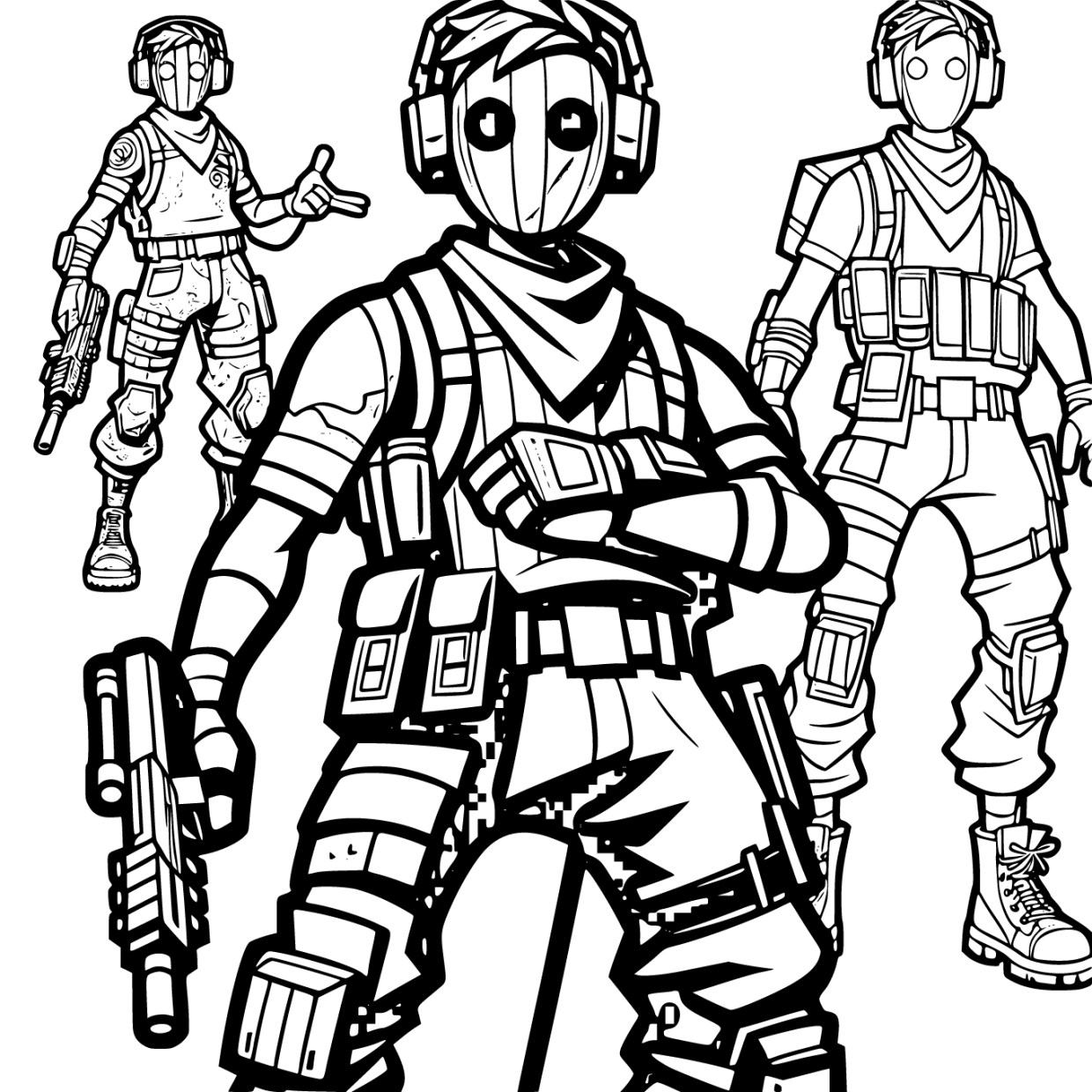 Fortnite Coloring Pages - Free Printable Fortnite Coloring Sheets