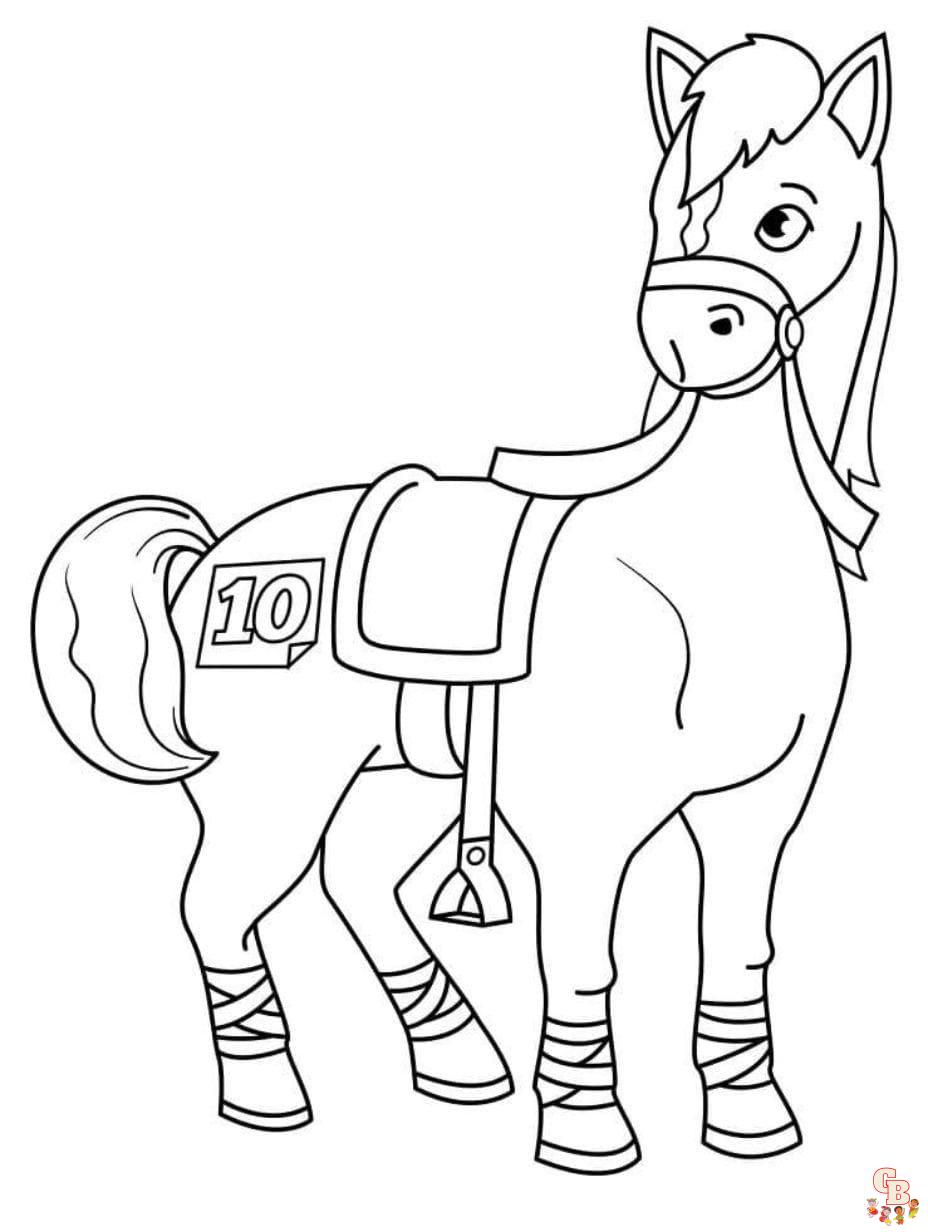 printable horse coloring pages to print