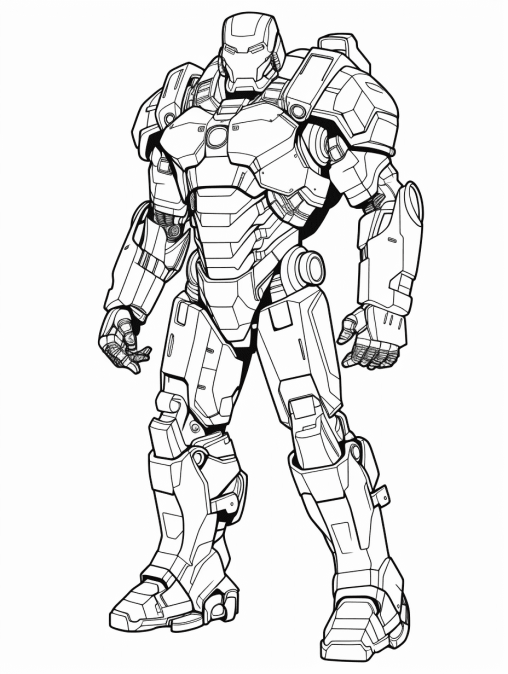 10 Iron Man Coloring Pages to Unleash Your Superheroic Imagination