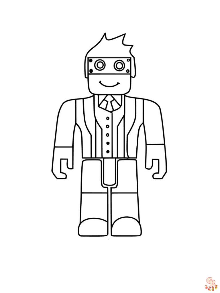 Free Roblox Coloring Pages for Kids to Print | GBcoloring