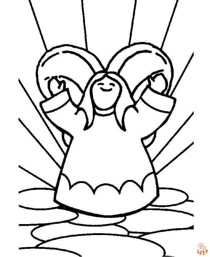 religious coloring page