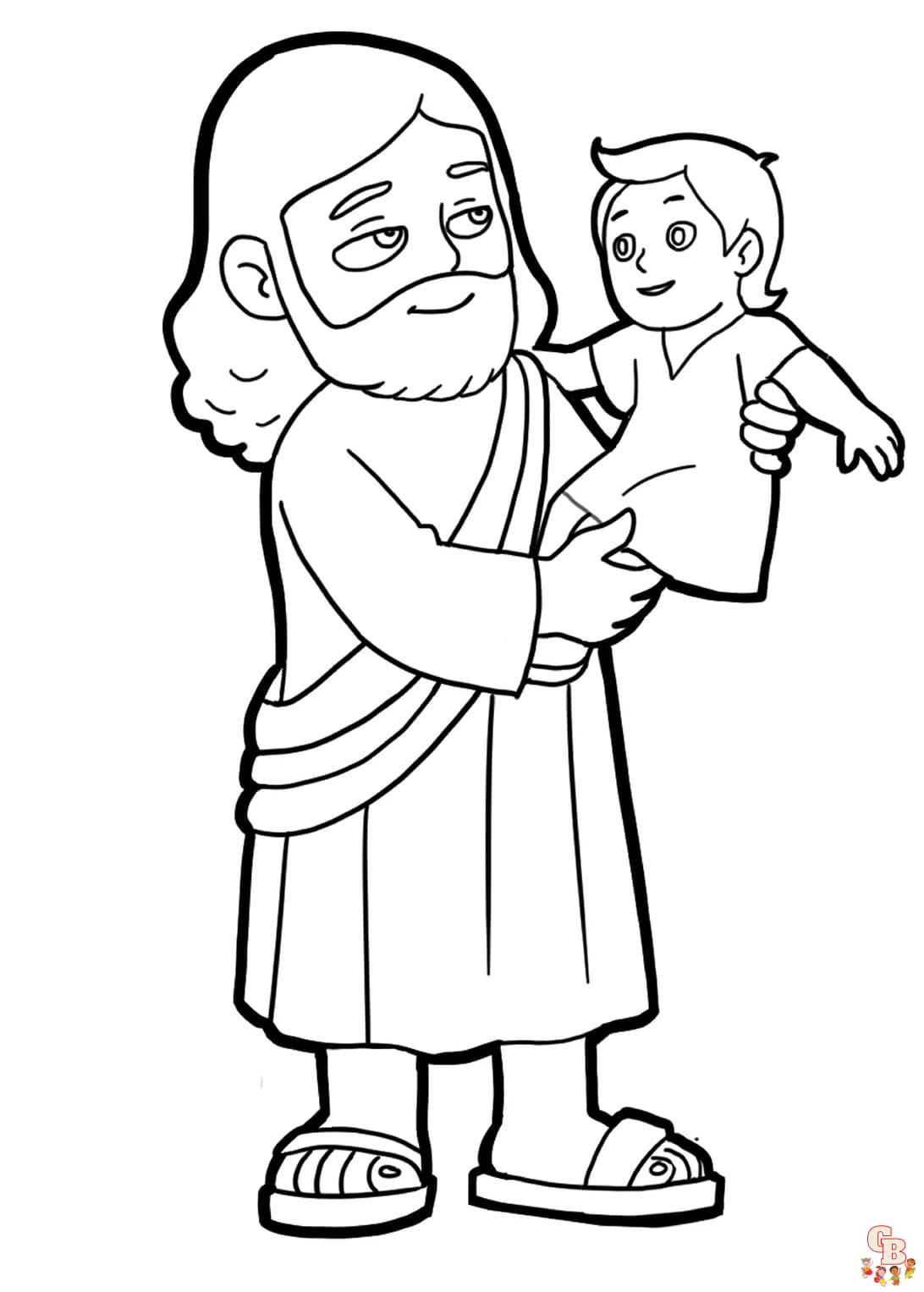 religious coloring sheets free