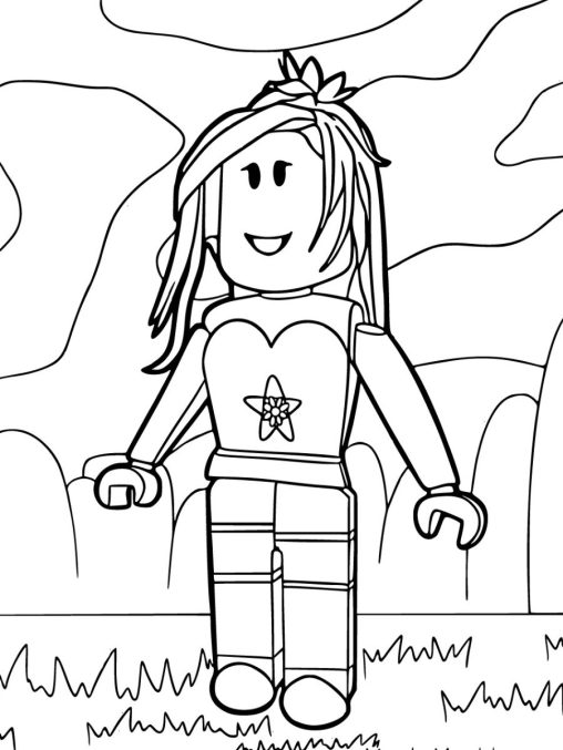 Free Roblox Coloring Pages for Kids to Print | GBcoloring