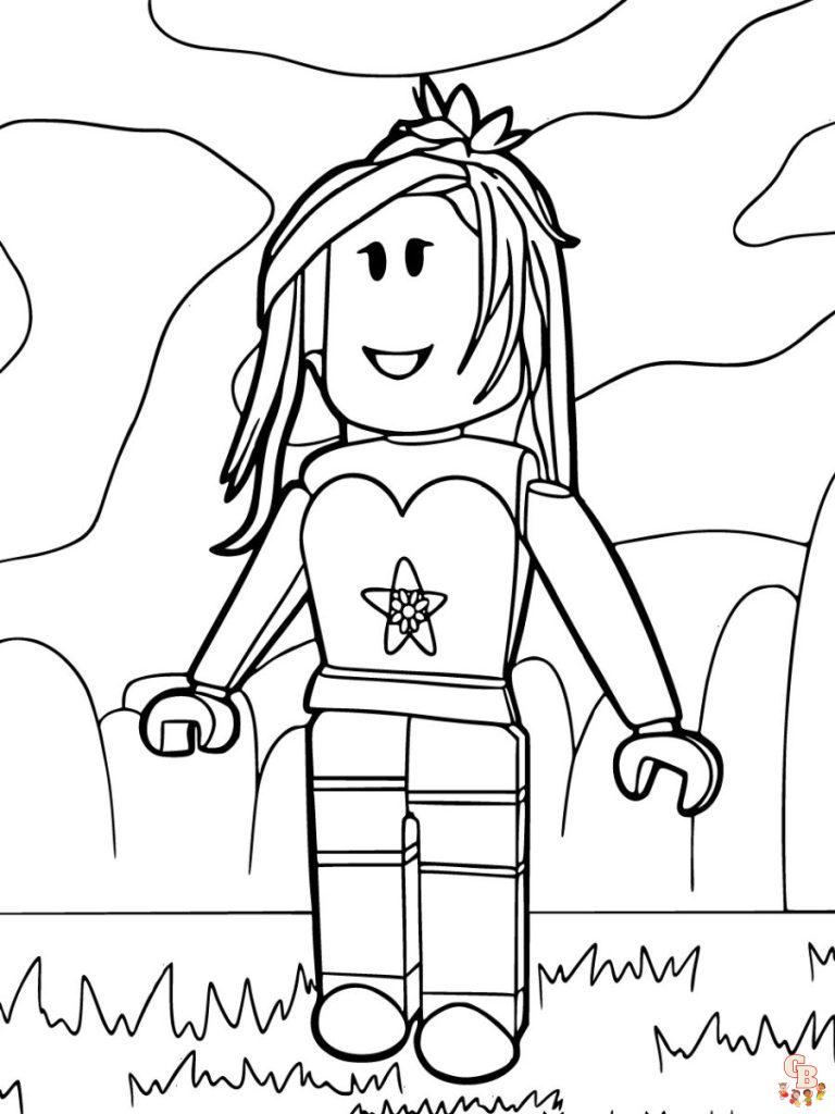 Free Roblox Coloring Pages for Kids to Print | GBcoloring