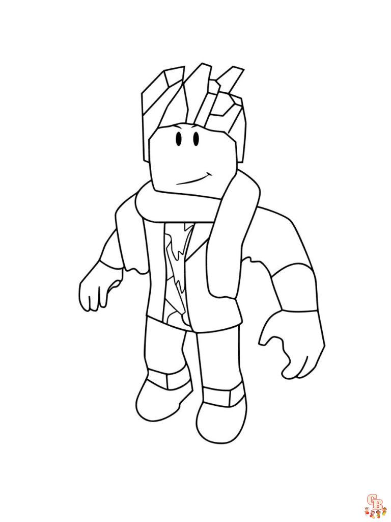 Free Roblox Coloring Pages for Kids to Print | GBcoloring