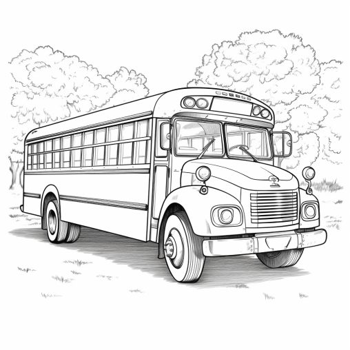 Printable School Bus Coloring Pages Free For Kids And Adults