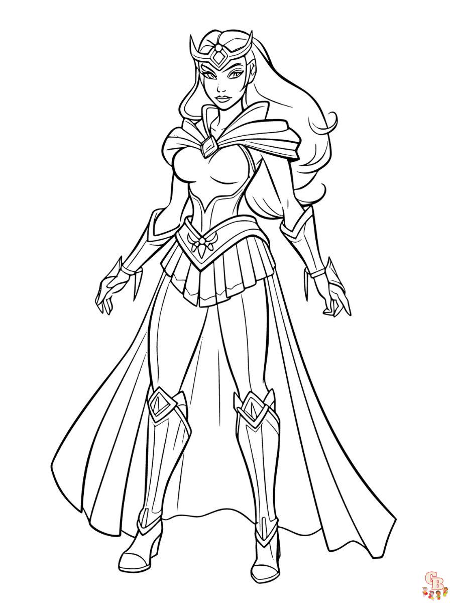 she ra and the princesses of power coloring pages