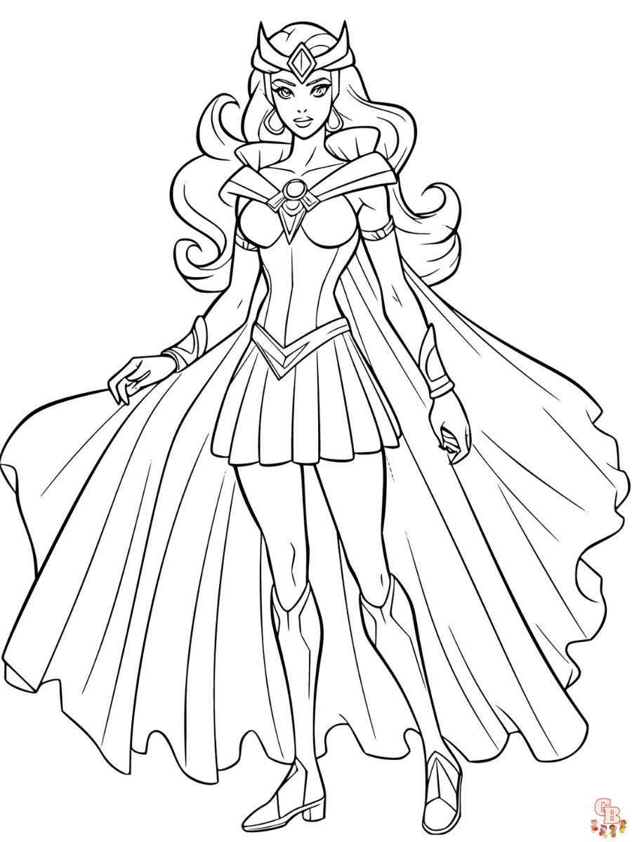 she ra princess of power 2018 coloring pages