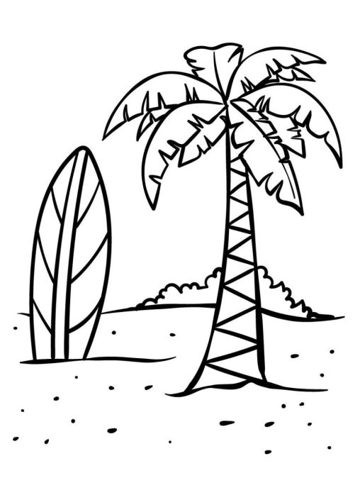 Summer Coloring Pages Free and Printable for Kids and Adults