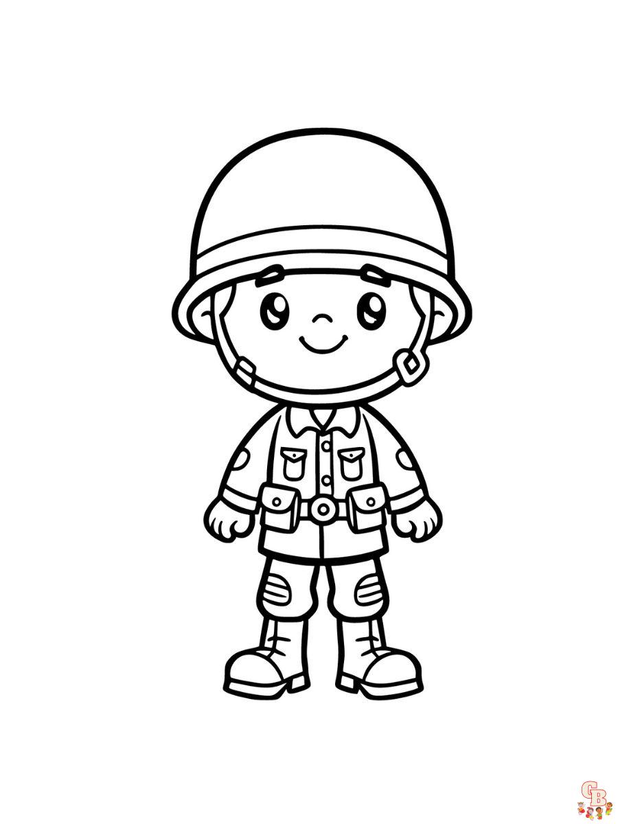 soldier coloring pages printable
