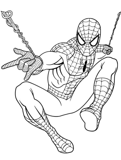 Explore Our Collection of Printable Spiderman Coloring Pages Free