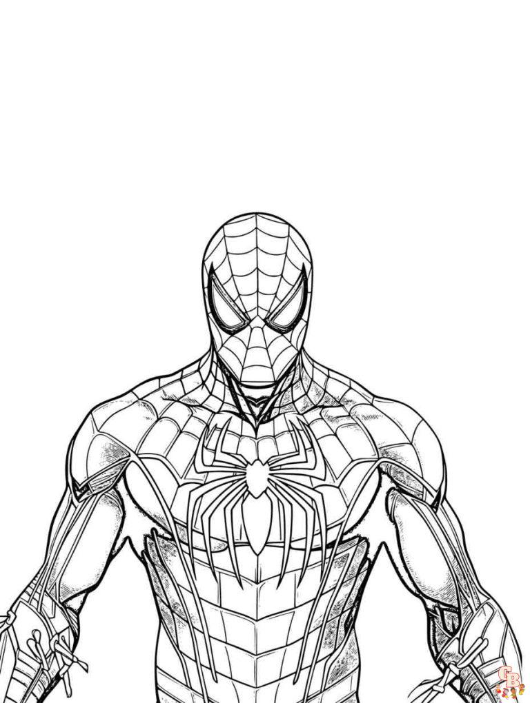 Explore Our Collection of Printable Spiderman Coloring Pages Free