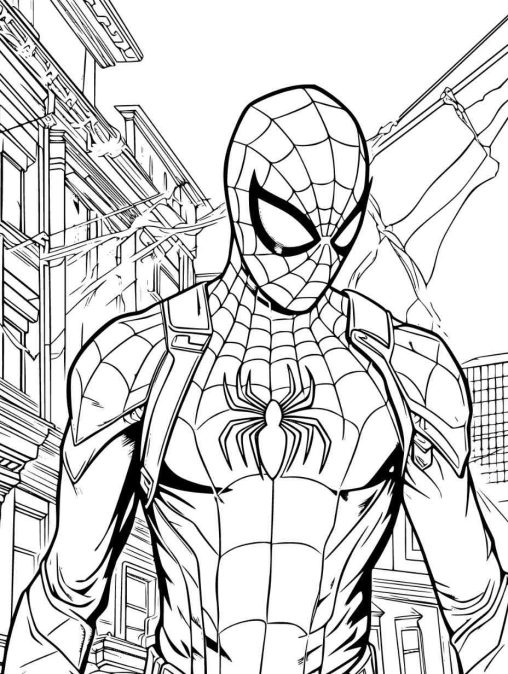 Explore Our Collection of Printable Spiderman Coloring Pages Free