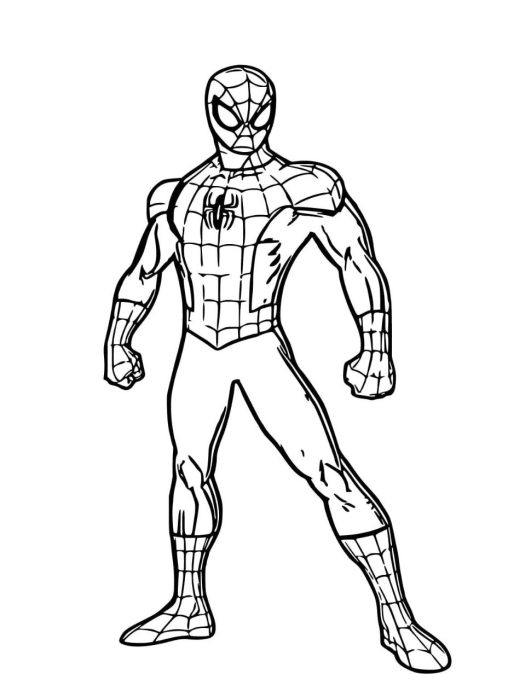 Explore Our Collection of Printable Spiderman Coloring Pages Free