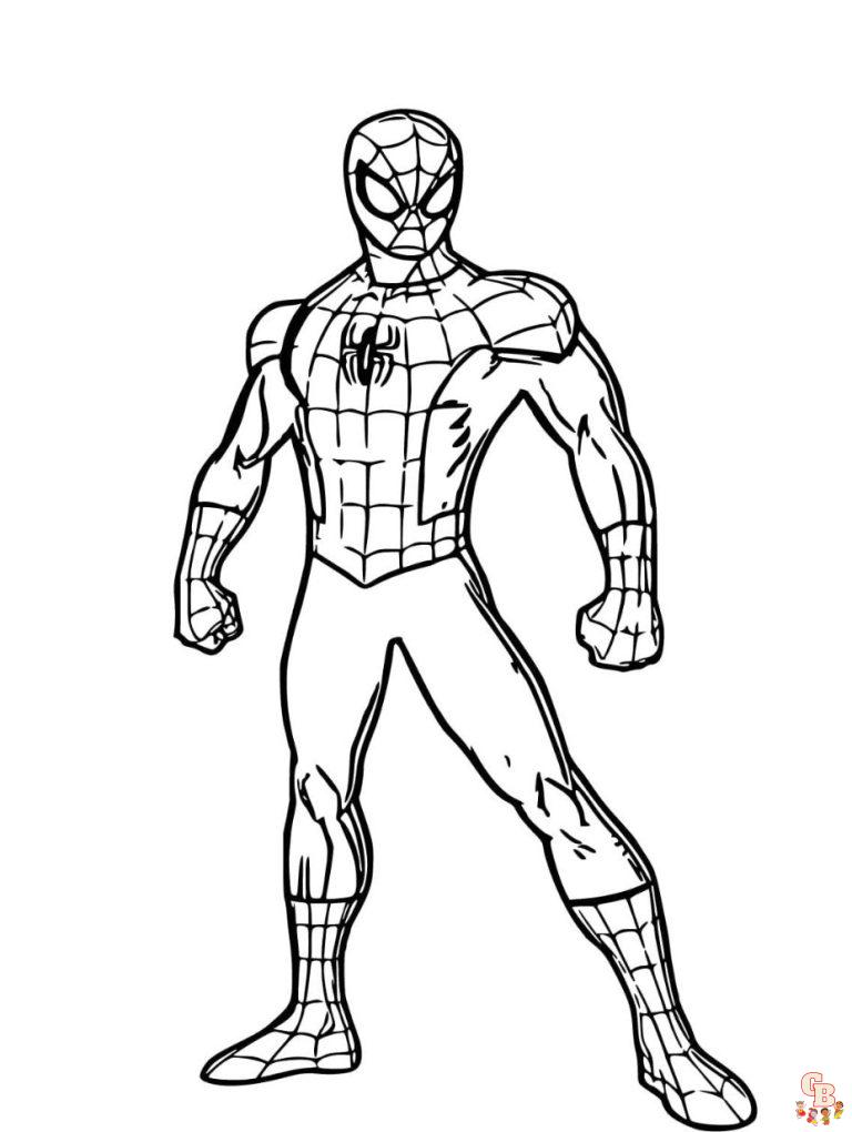 Explore Our Collection of Printable Spiderman Coloring Pages Free