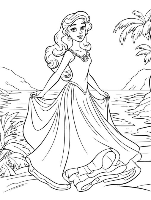 10 Summer Disney Coloring Pages to Beat the Heat