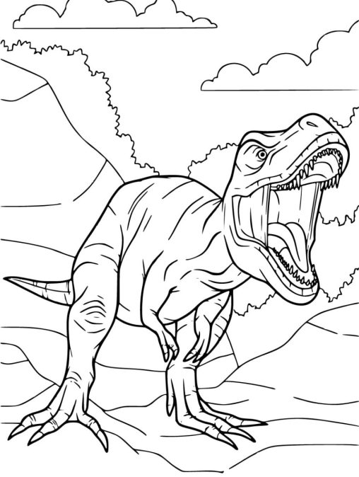 Explore the Prehistoric World with Free Dinosaur Coloring Pages