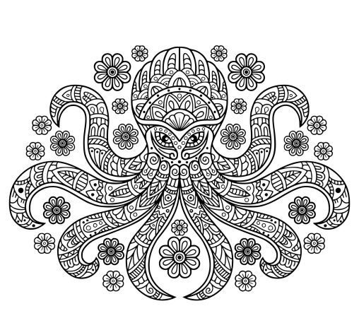 Printable Kraken Coloring Pages Free For Kids And Adults