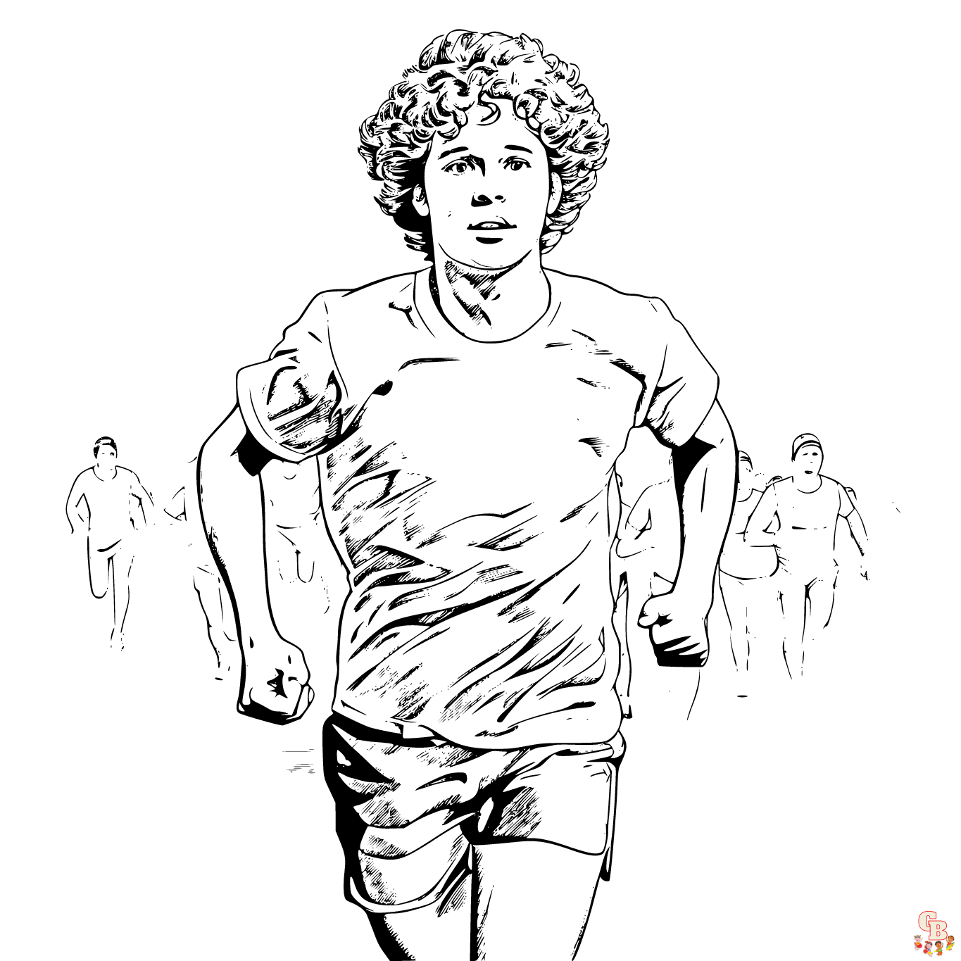 Terry Fox Coloring Pages