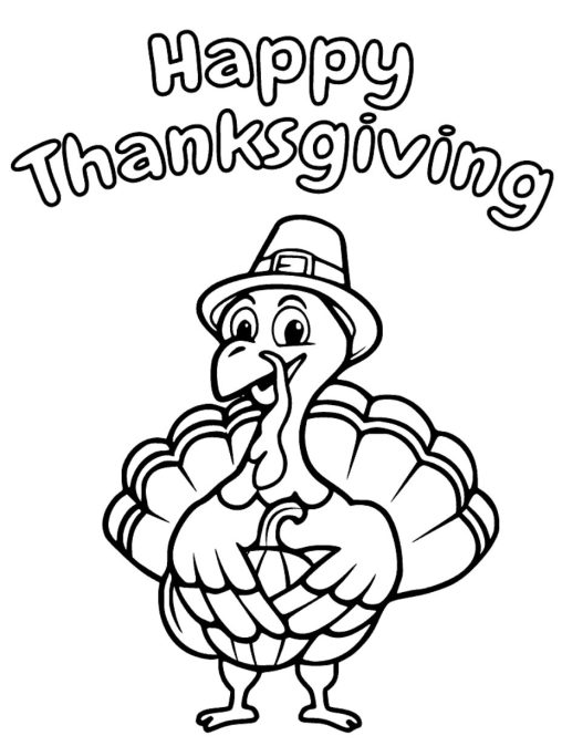 Enjoy Free Turkey Coloring Pages Printable and Have Fun