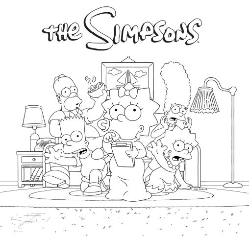 Ausmalbilder Die Simpsons: Unleash Your Inner Artist and Embrace the Yellow Family Fun!