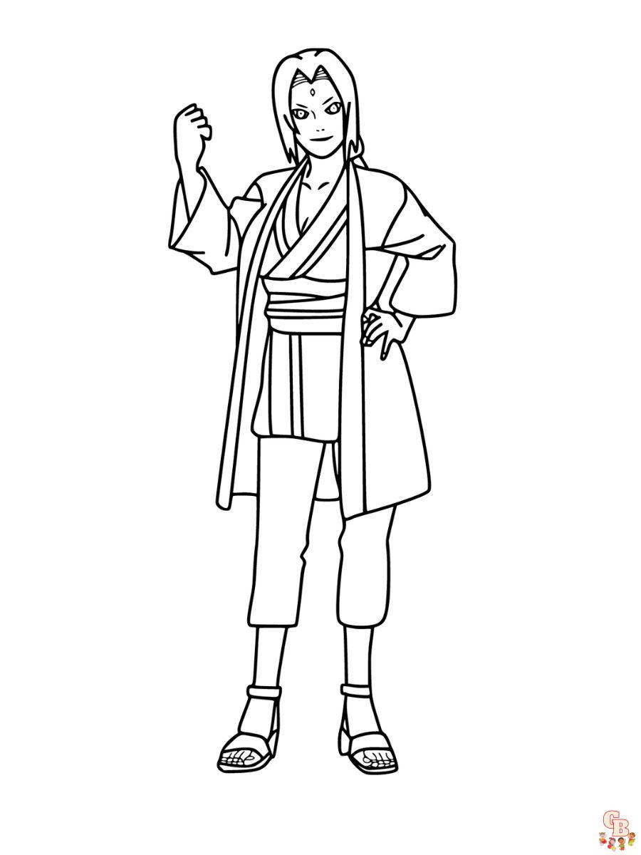 tsunade coloring pages