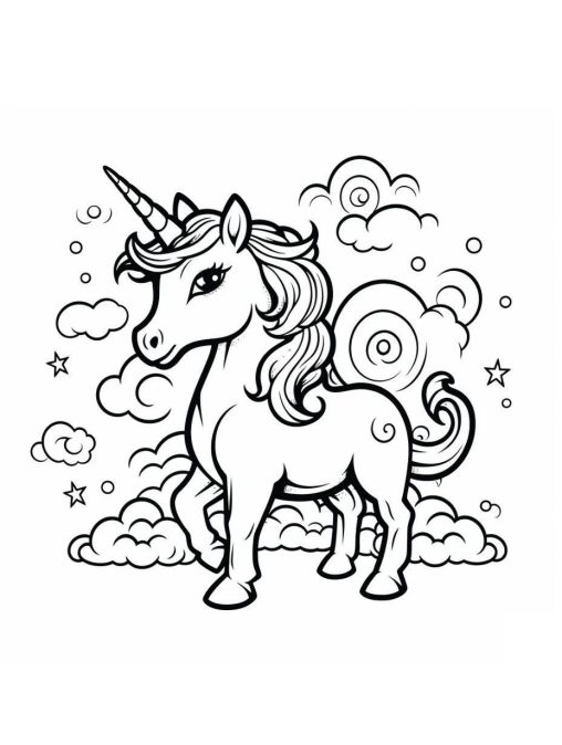 Free Printable Unicorn Coloring Pages For Kids and Adults