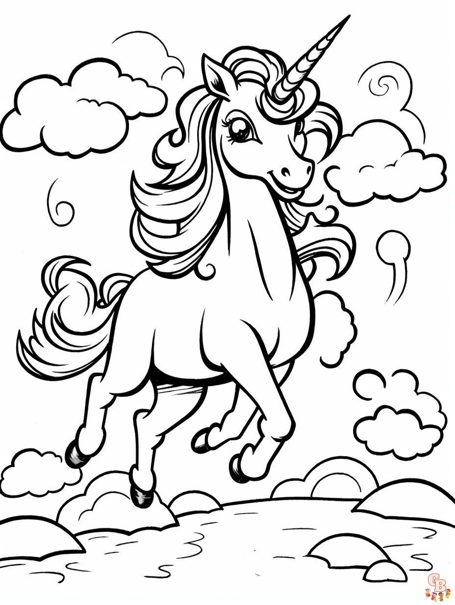 dibujos de unicornios para colorear