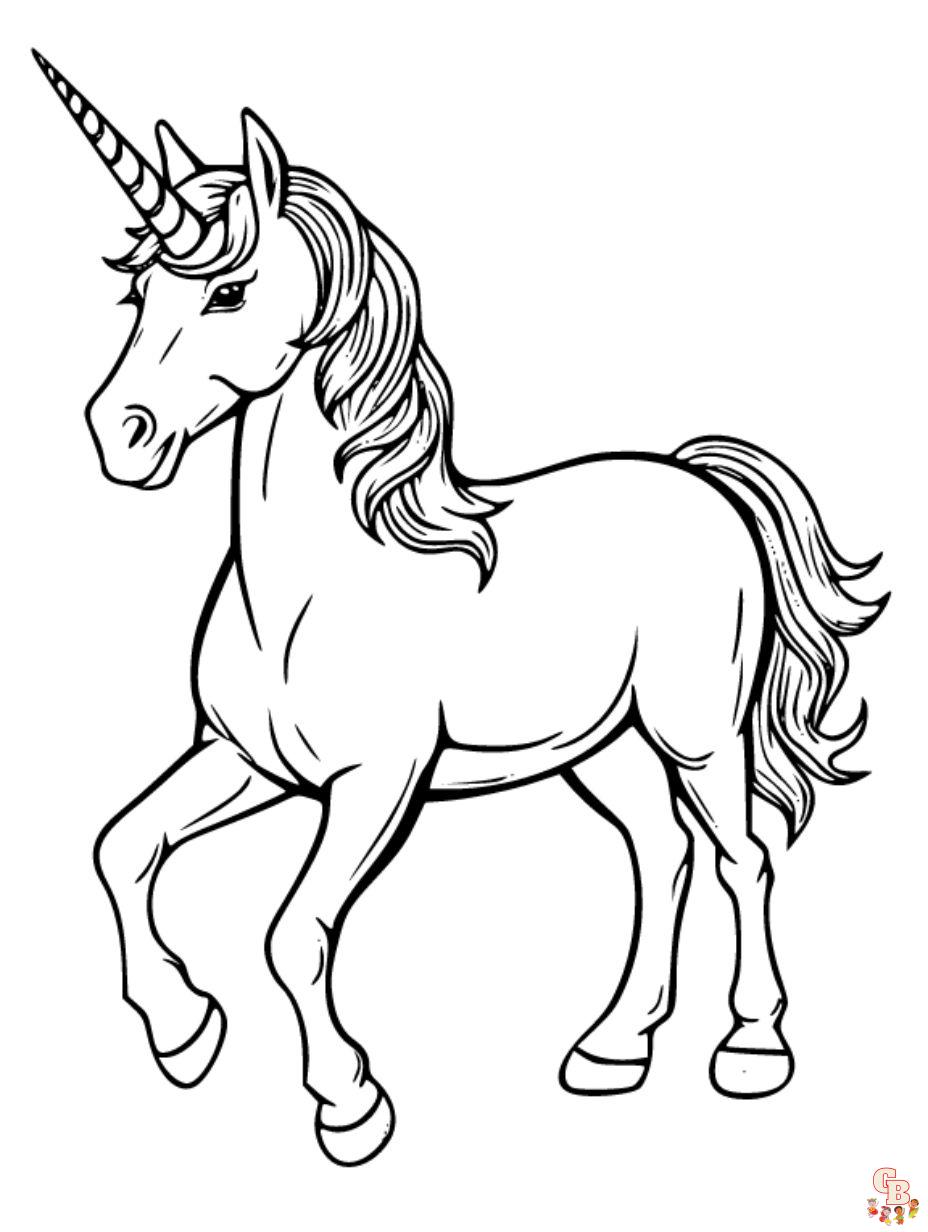 dibujos de unicornio para colorear imprimibles