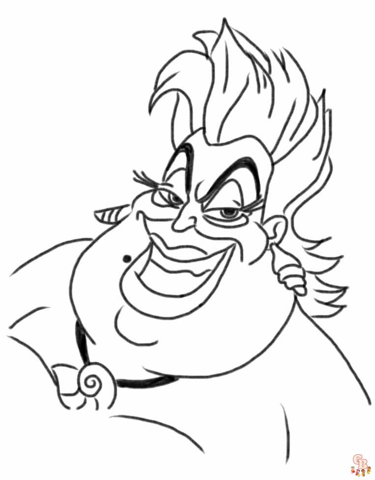 Ursula Coloring Pages
